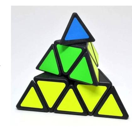 Imagem de Cubo magico cubo tec triangulo linha preta braskit
