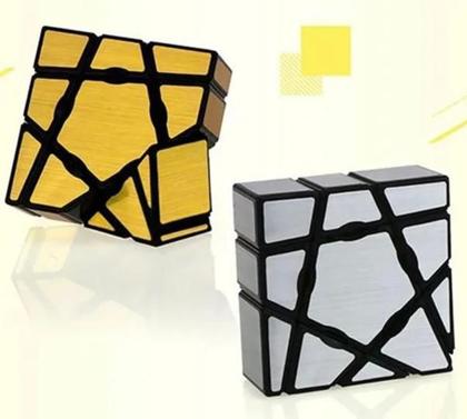 Imagem de Cubo Mágico Ghost Prateado 3D Mutável 1X3X3