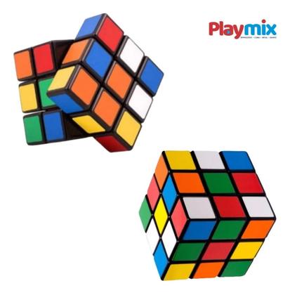 Imagem de Cubo Mágico Grande 6,5x6,5 Simples Iniciante Treinar Memória Cor Da Estrutura Tradicional
