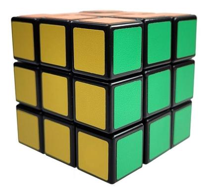 Imagem de Cubo Mágico Grande 6,5x6,5 Simples Iniciante Treinar Memória Cor Da Estrutura Tradicional