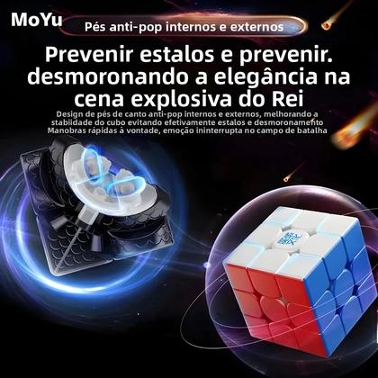 Imagem de Cubo Mágico Moyu Weilong WRM V9 Com 20 Ímãs, Brinquedo De Quebra-Cabeça Maglev, Presente