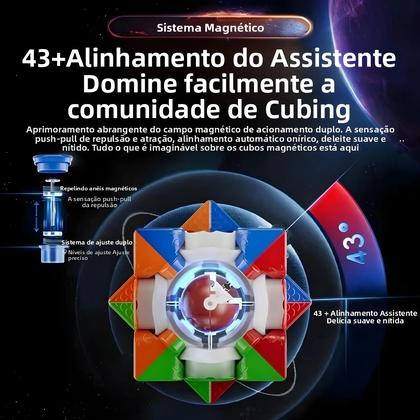 Imagem de Cubo Mágico Moyu Weilong WRM V9 Com 20 Ímãs, Brinquedo De Quebra-Cabeça Maglev, Presente