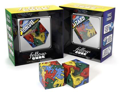 Imagem de Cubo Mágico Personalizado 3x3x3 Profissional - Vinci Cube Lizard - Cuber Brasil