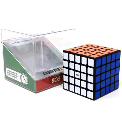 Imagem de Cubo Mágico Profissional Cuber Brasil Pro 5 Color 5x5x5