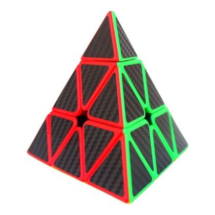 Imagem de Cubo Mágico Pyraminx Pirâmide Triângulo Carbon Profissional