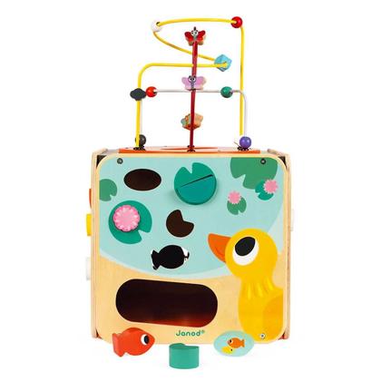 Imagem de Cubo Multiatividades Janod Super Cubo 5 em 1 - J08256