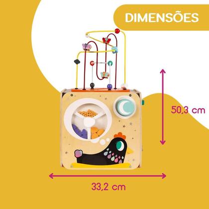 Imagem de Cubo Multiatividades Janod Super Cubo 5 em 1 - J08256