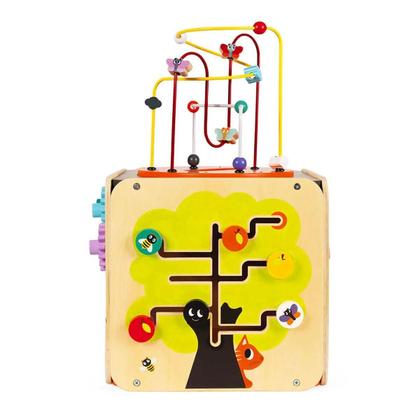 Imagem de Cubo Multiatividades Janod Super Cubo 5 em 1 - J08256
