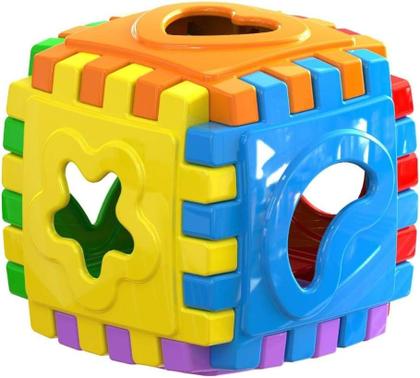 Imagem de Cubo para Bebê Didático com Faces Coloridas Desmontável Colorido