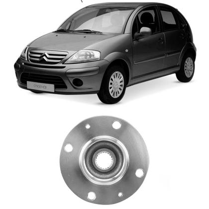 Imagem de Cubo Roda C3 207 208 2003 a 2018 Dianteiro Sem Rolamento HFCD247 Hipper Freios