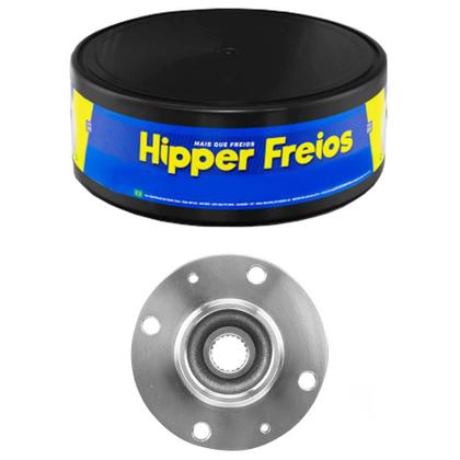 Imagem de Cubo Roda C3 207 208 2003 a 2018 Dianteiro Sem Rolamento HFCD247 Hipper Freios
