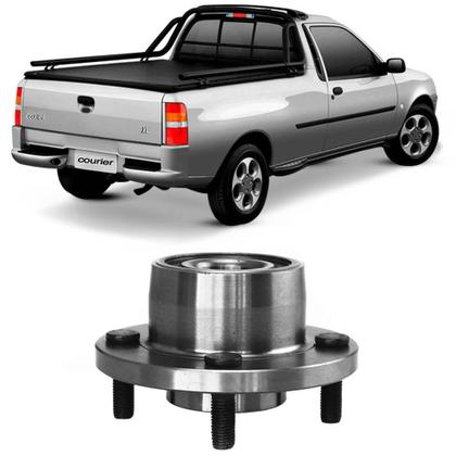 Imagem de Cubo Roda Courier 97 a 2013 Traseiro Com Rolamento Hipperfreios