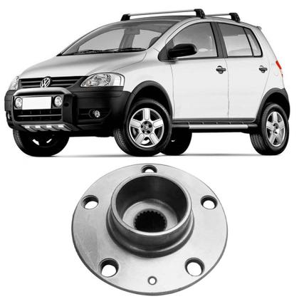 Imagem de Cubo Roda Crossfox 1.6 2006 a 2018 Dianteiro Sem Rolamento Hipperfreios