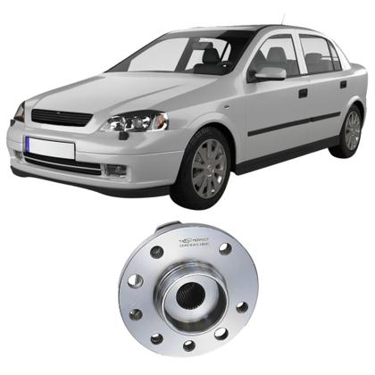Imagem de Cubo Roda Dianteiro Chevrolet Astra / Vectra / Zafira 1999 Ate 2012 Com Abs e Rolamento  5 Furos