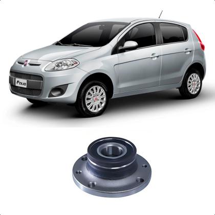 Imagem de Cubo Roda Fiat Palio Idea Strada Siena Linea Marea Stilo Argo Cronos Brava Bravo 500 Traseiro Com Rolamento Com Abs 4 Furos 