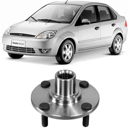 Imagem de Cubo Roda Fiesta Sedan 1.0 1.6 2002 a 2016 Dianteiro Sem Rolamento Hipperfreios