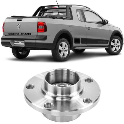 Imagem de Cubo Roda Saveiro 1.6 2010 a 2014 Traseiro Com Rolamento Hipperfreios