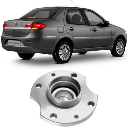 Imagem de Cubo Roda Siena 1.0 1.3 1.4 1.5 1.6 1.8 99 a 2016 Traseiro Com Rolamento Hipper Freios