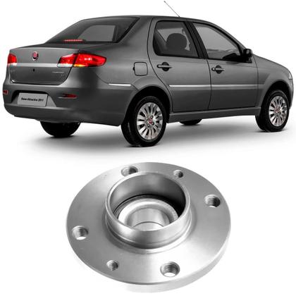 Imagem de Cubo Roda Siena 1.0 1.3 1.4 1.5 1.6 97 a 2016 Traseiro Com Rolamento Hipper Freios