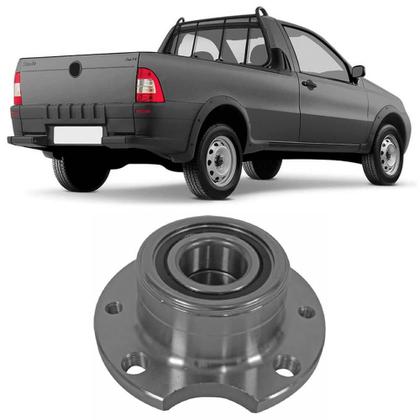 Imagem de Cubo Roda Traseiro Elba Fiorino Strada Com Rolamento Sem ABS