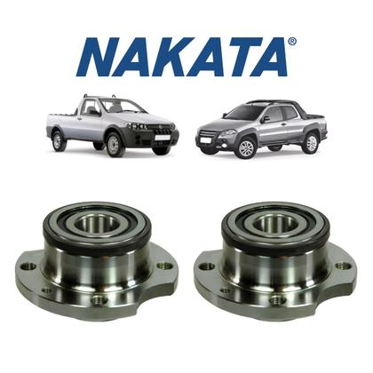 Imagem de Cubo Roda Traseiro Esquerdo+Direito Com Rolamento Nakata Strada 1.6 16V 2000 A 2012