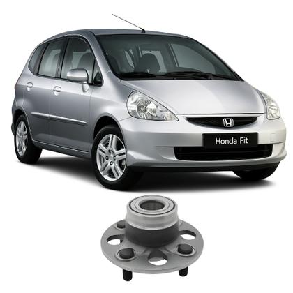 Imagem de Cubo Rodas Traseiro Fit 1.4/1.5 8v 16v 2004-2008 C/rolamento