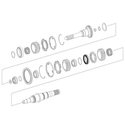 Imagem de CUBO SINCRONIZADOR CX.MBB RE/1º/2º G-281/330 EURO IMP. MONTA