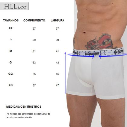 Imagem de Cueca Box Sem Costura Lateral Champangne E/ Branco
