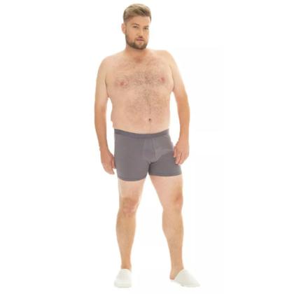 Imagem de Cueca Boxer Algodão Elastano Confortavel Tamanho Grande Diversas Cores Plus Size Cotton Taurus
