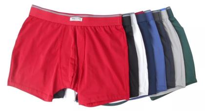 Imagem de Cueca Boxer Bressan Microfibra Com Elástico Aparente Kit 6