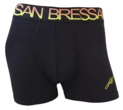 Imagem de Cueca Boxer Bressan Microfibra Com Elástico Sublimado Kit 6 cuecas