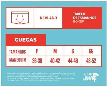 Imagem de Cueca Boxer Kevland Black Waves