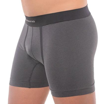 Imagem de Cueca boxer listrada sem costura selene