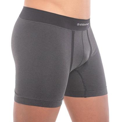 Imagem de Cueca boxer listrada sem costura selene
