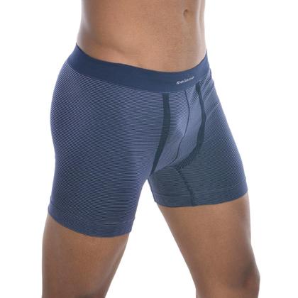 Imagem de Cueca boxer listrada sem costura selene