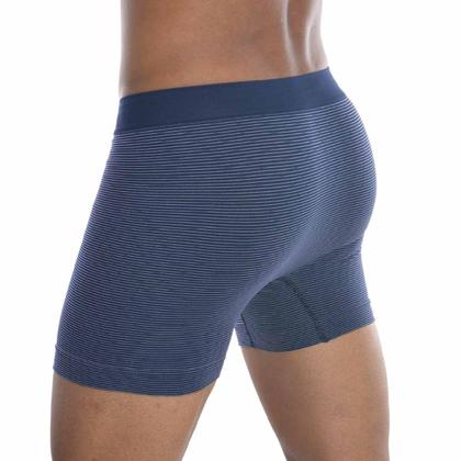 Imagem de Cueca boxer listrada sem costura selene