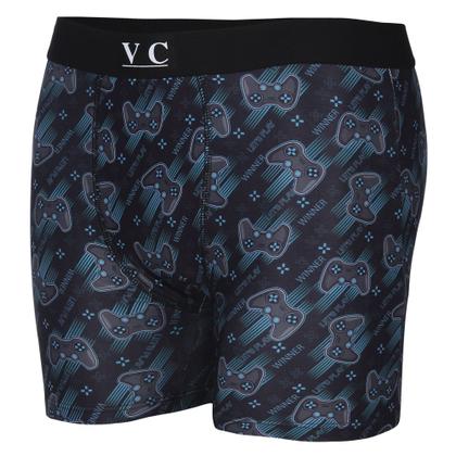 Imagem de Cueca Boxer Long Estampa Digital - Kit Com 6 Peças Sortidas