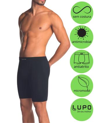 Imagem de Cueca Boxer Lupo Long Leg Micromodal Sem Costura 00674-001
