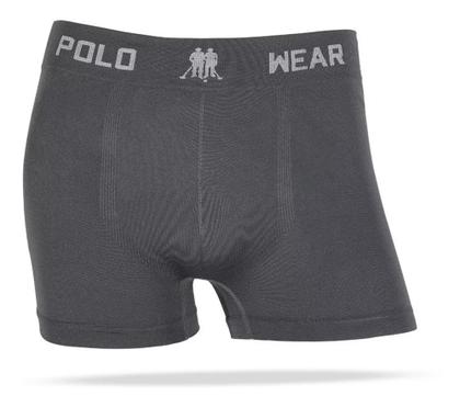 Imagem de Cueca Boxer Masculina Adulto Polo Wear Kit Com 12 Unidades