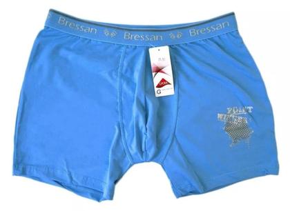 Imagem de Cueca Boxer Microfibra Com Forro Bressan Kit Com 6 Cuecas.