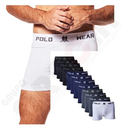 Imagem de Cueca boxer microfibra polo wear - kit 5