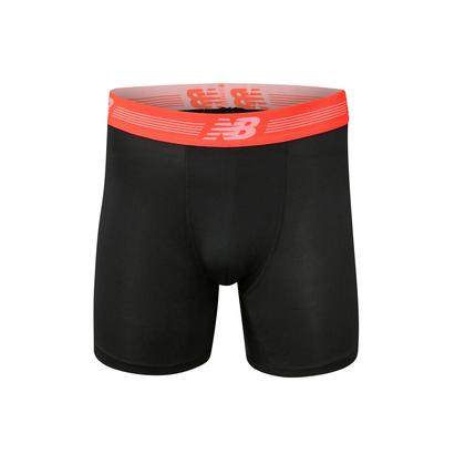 Imagem de Cueca boxer New Balance Standard Performance, 6 polegadas, pacote com 4