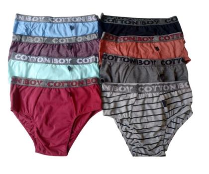 Imagem de Cueca de Algodao  kit 3 peças Adulto Slip  Cueca Algodão Masculino