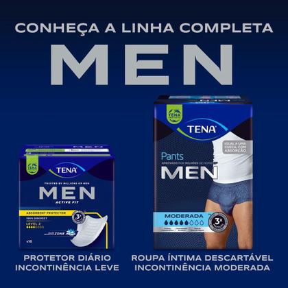 Imagem de Cueca Descartável Tena Pants Men G/EG 16 Unidades