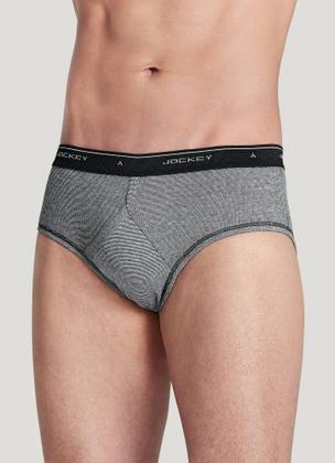 Imagem de Cueca íntima Jockey Classic Low Rise para homens, pacote com 3 unidades, tamanho 34