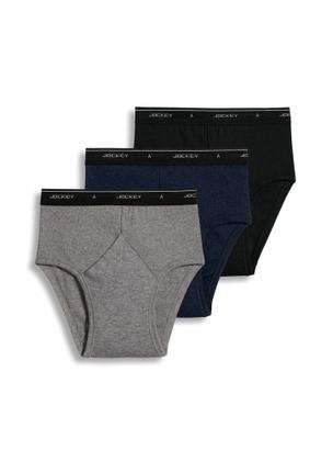 Imagem de Cueca íntima Jockey Classic Low Rise para homens, pacote com 3 unidades, tamanho 34