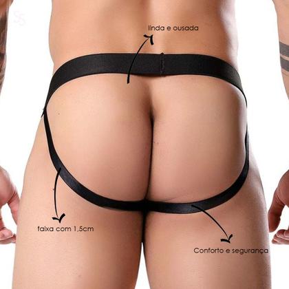 Imagem de Cueca Jockstrap Bumbum Amostra Seu Carinho Me Engrandece