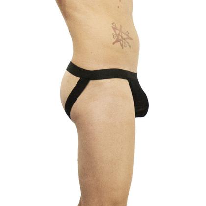 Imagem de Cueca Jockstrap Transparente Sexy Com Alças John Skull