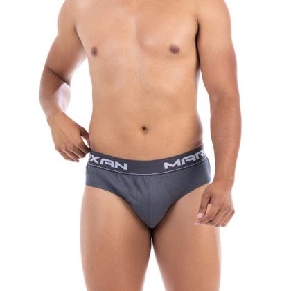 Imagem de Cueca Marxan Slip em Algodão Canelado com Elástico Exposto 89 C/3