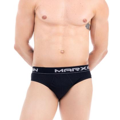 Imagem de Cueca Marxan Slip em Algodão Canelado com Elástico Exposto 89 C/3